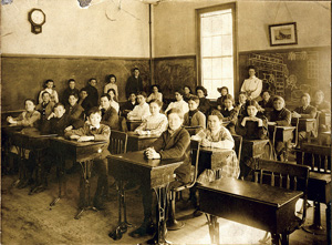 Turn of century classroom
